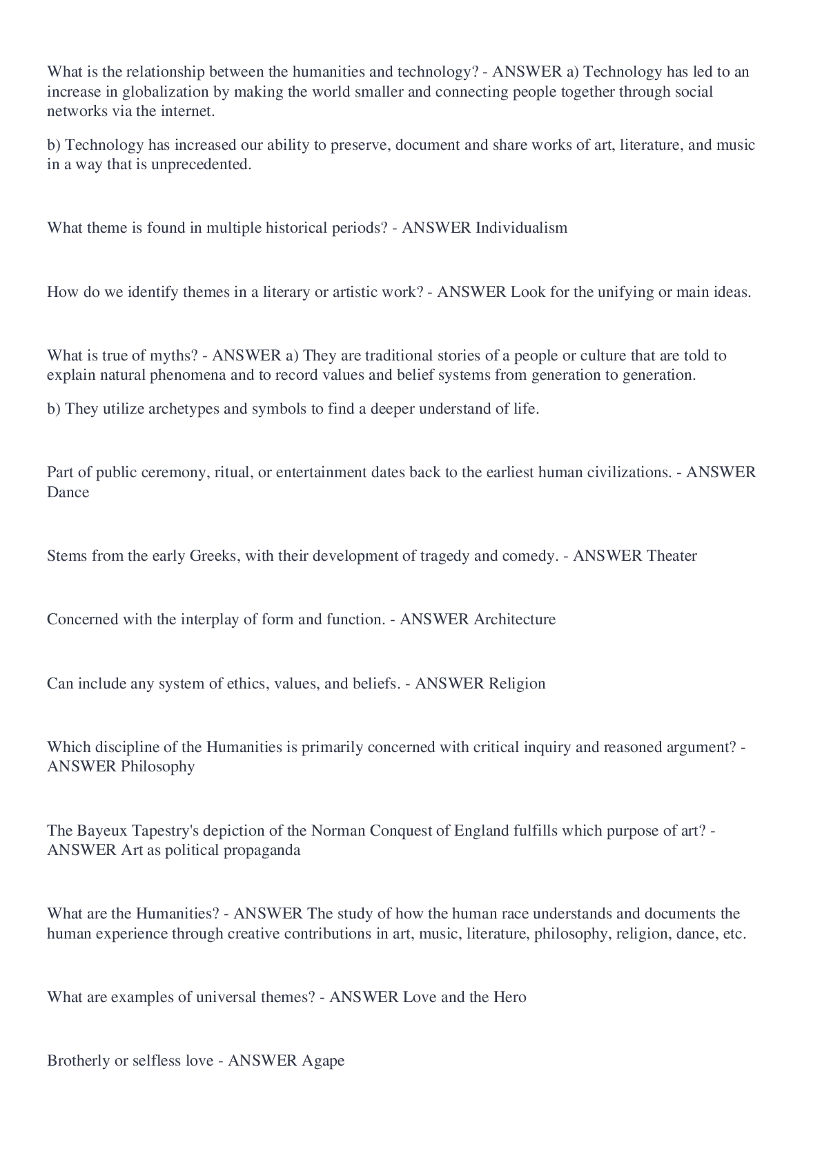 Preview of C100 WGU Objective Assessment all 113 questions and answers Graded A